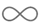 Bilder � fargelegge symbol - uendelig
