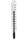Bilder � fargelegge temperatur - termometer