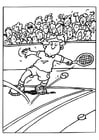 Bilder � fargelegge tennis