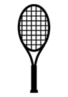 Bilder � fargelegge tennisracket