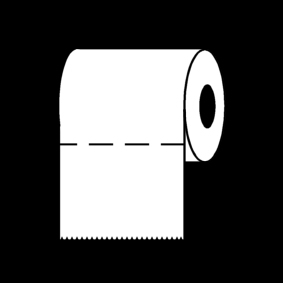 Bilde å fargelegge toalettrull
