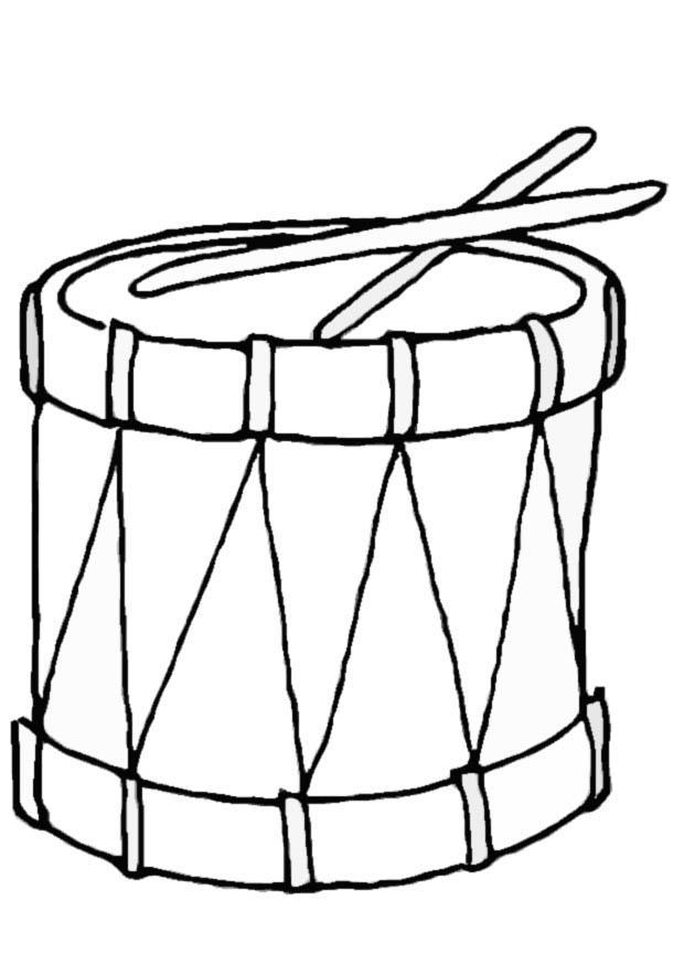 Bilde å fargelegge trommer