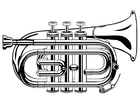 Bilder � fargelegge trompet