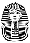 Bilder � fargelegge Tutankhamon