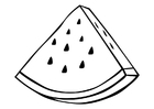 Fargeleggingsbilde vannmelon