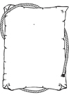 Fargeleggingsbilde vesternplakat