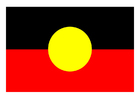 bilde Aboriginsk flagg
