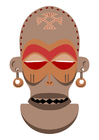 bilde Afrikansk maske - Zaire - Angola