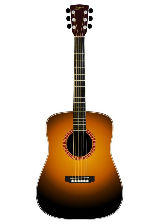 bilde akustisk gitar