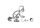 Fargeleggingsbilde bowling