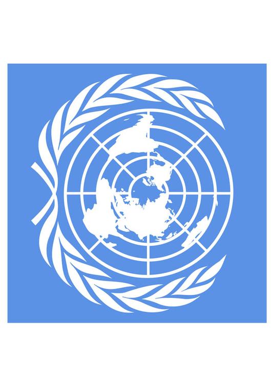 De forente nasjoners flagg