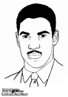 Fargeleggingsbilde denzel washington