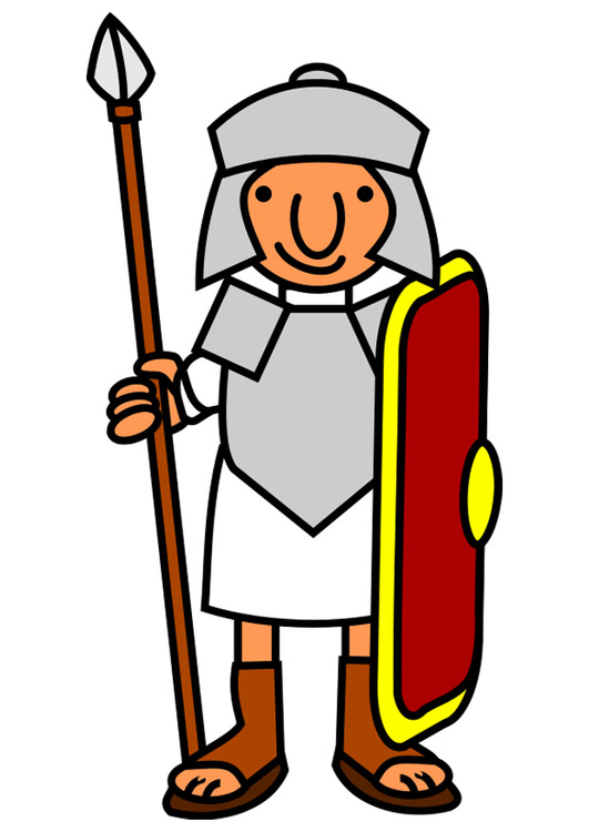 bilde en romersk soldat