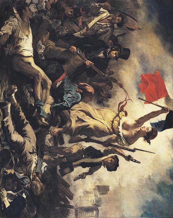 Eugene Delacroix - Friheten leder folket - Den franske revolusjon