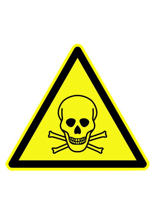 faresymbol - giftige stoffer