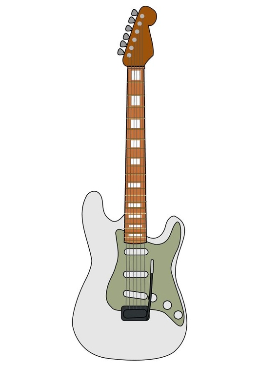 bilde Fender elektrisk gitar