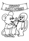 Fargeleggingsbilde fest halloween