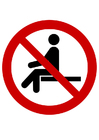bilder forbudt å sitte