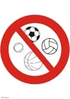 bilder forbudte ballsporter