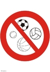 bilde forbudte ballsporter