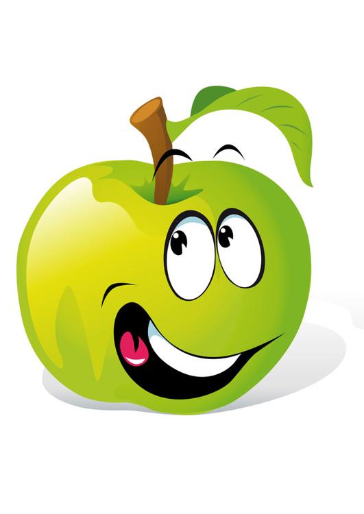 frukt - grÃ¸nn eple