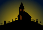 bilder Halloween kirke