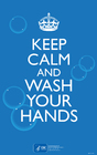 hold deg rolig og vask hendene