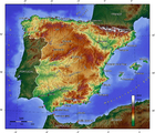 kart over Spania