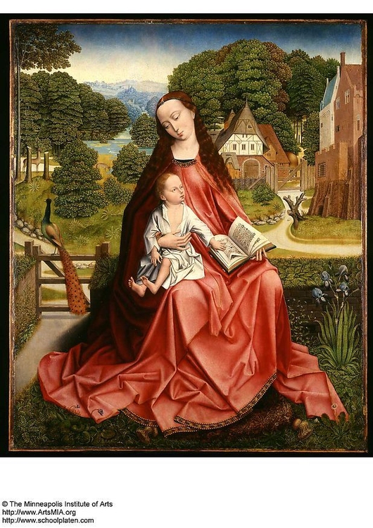bilde Maria med Jesubarnet