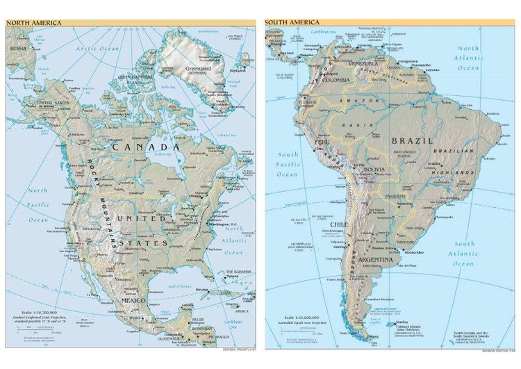 bilde Nord- og SÃ¸r-Amerika