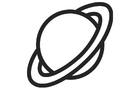 Fargeleggingsbilde planet