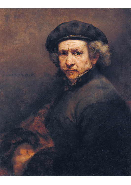 bilde Rembrandt - selvportrett