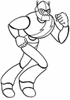 Fargeleggingsbilde robot