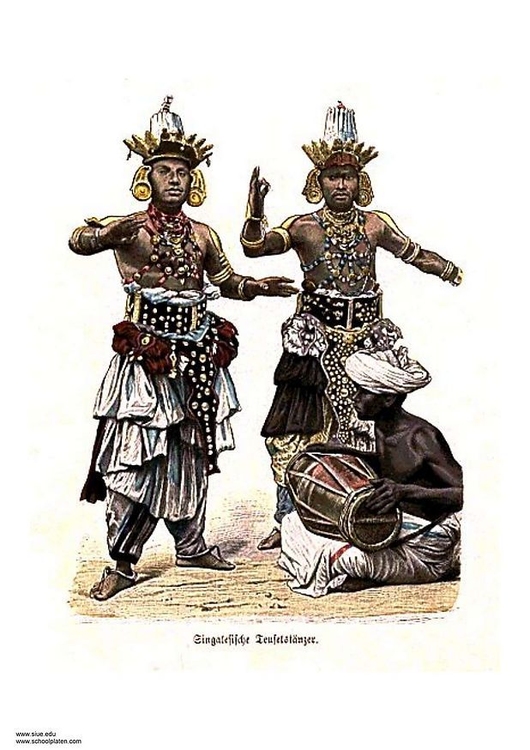 bilde senegaliske dansere 1880
