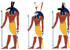 bilder Set, Horus og Anubis