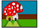 bilde Smurf-hus
