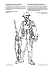 Fargeleggingsbilde soldat fra første verdenskrig