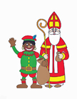 bilder Svarteper og St. Nikolaus