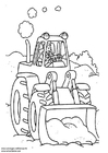 Fargeleggingsbilde traktor