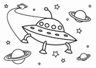 Fargeleggingsbilde ufo