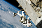 Fotografier astronaut i verdensrommet