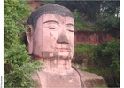 Fotografier Buddha i Leshan