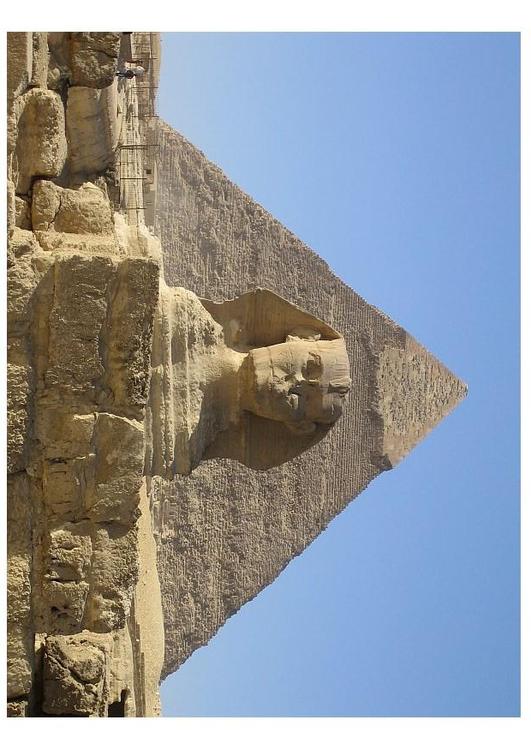 Cheops-pyramidene og sfinxen i Giza