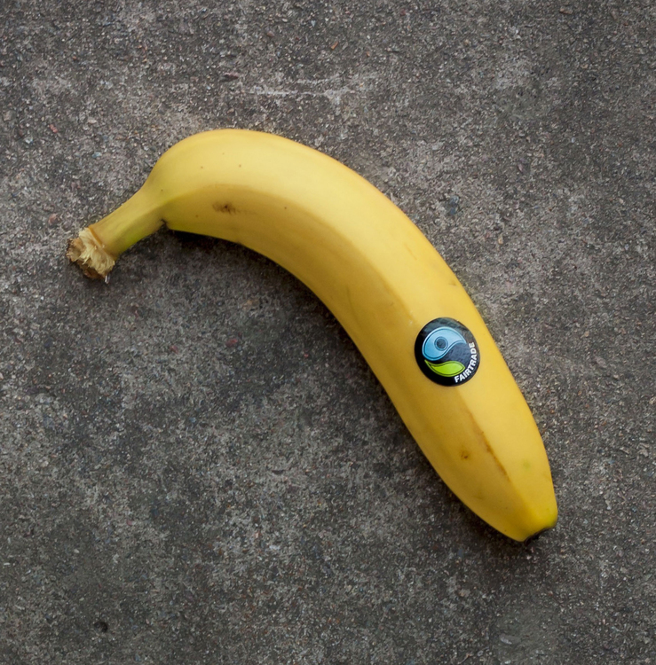 Foto fairtrade banan