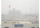 Fotografier forurensning i Beijing