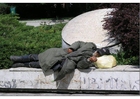Fotografier hjemløs i Sarajevo