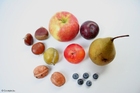 Fotografier hjemmedyrkede frukter