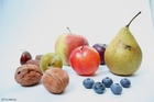 Foto hjemmedyrkede frukter