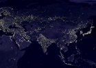 Foto Jorden om Natten