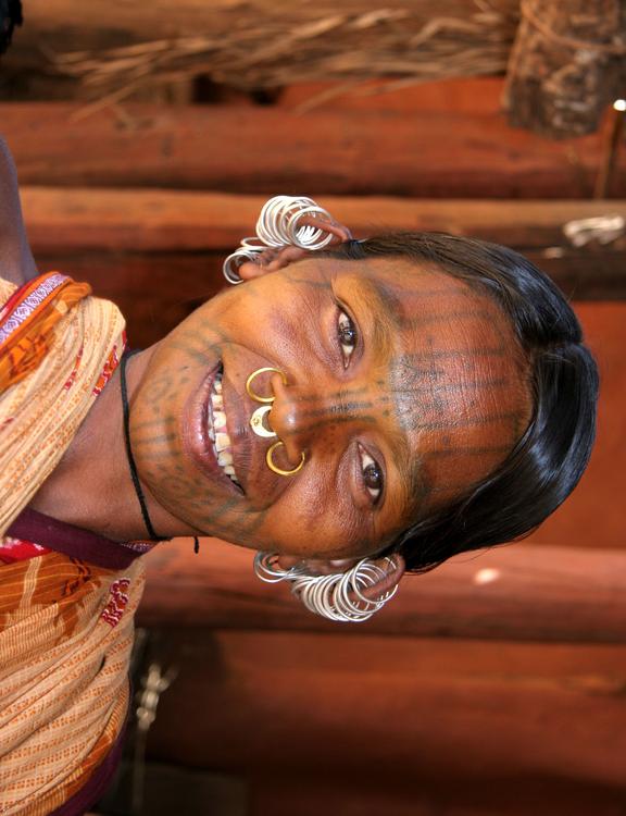 Kutia-kondh kvinne fra India